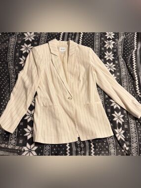NWOT Nine West Linen Blazer Small